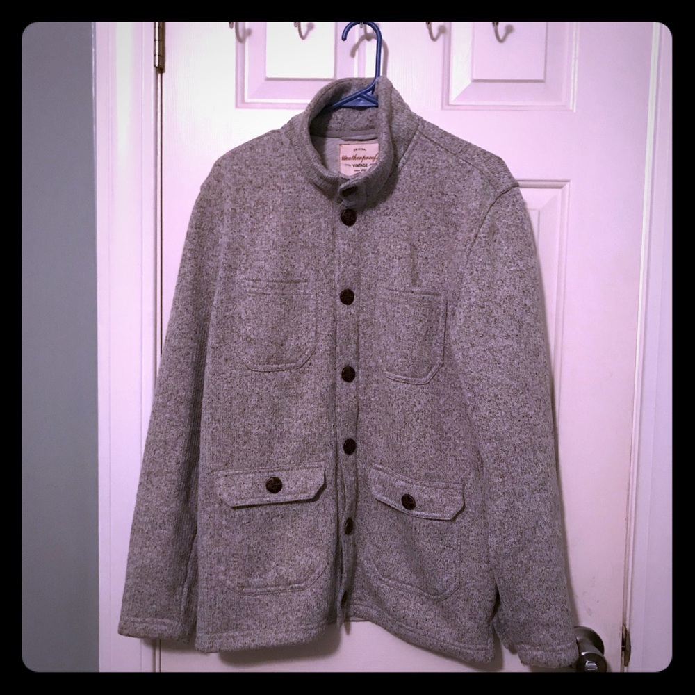 Weatherproof | Thick Gray Cardigan